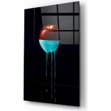 Insigne Elma Cam Tablo - 72X46 cm