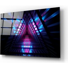Insigne Neon Işıklar Cam Tablo - 72X46 cm