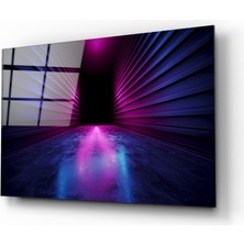 Insigne Neon Işıklar Cam Tablo - 110X70 cm