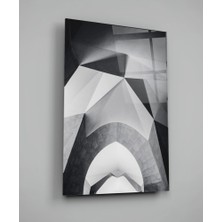 Insigne Mimari Geometrik Şekiller Cam Tablo - 72X46 cm