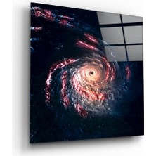 Insigne Uzay - Kara Delik Cam Tablo - 40X40 cm