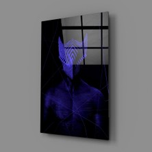 Insigne Darko Purple Cam Tablo - 72X46 cm