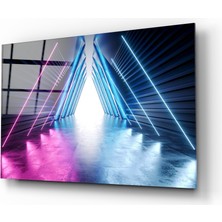 Insigne Neon Işıklar Cam Tablo - 110X70 cm