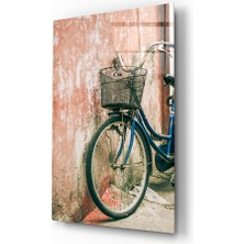 Insigne Bisiklet Sepeti Cam Tablo - 72X46 cm