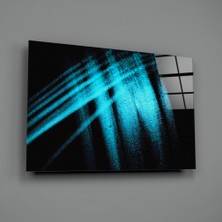 Insigne Mavi Işıklar Cam Tablo - 72X46 cm