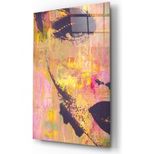 Insigne Kadın Cam Tablo - 72X46 cm