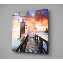 Insigne Deniz Feneri Cam Tablo - 40X40 cm