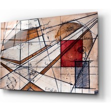 Insigne Anlamlı Çizgiler Cam Tablo - 72X46 cm
