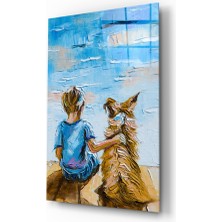 Insigne Dostluk Cam Tablo - 72X46 cm