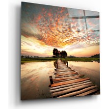 Insigne Rıhtım ve Manzara Cam Tablo - 60X60 cm