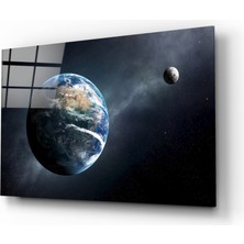 Insigne Yeryüzü Cam Tablo - 72X46 cm