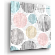 Insigne Soft Noktalar Cam Tablolar - 40X40 cm
