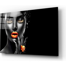 Insigne Turuncunun Gücü Cam Tablo - 72X46 cm