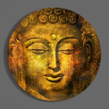 Insigne Buda Cam Tablo - 60X60 cm