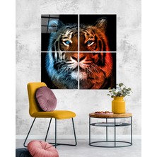 Insigne Kaplan Quadro Cam Tablo - 4 Adet 40X40 cm