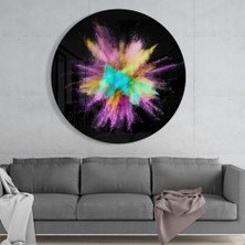 Insigne Soyut Cam Tablo - 60X60 cm
