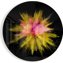 Insigne Soyut Cam Tablo - 60X60 cm