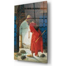 Insigne Kaplumbağa Terbiyecisi Cam Tablo - 72X46 cm