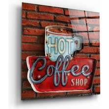 Insigne Hot Coffee Cam Tablo - 40X40 cm