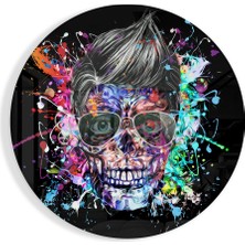 Insigne Kuru Kafa Cam Tablo - 60X60 cm
