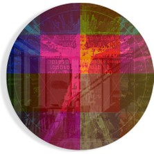 Insigne Da Vinci’nin Çizgileri Cam Tablo - 60X60 cm