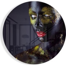 Insigne Kadın Cam Tablo - 60X60 cm