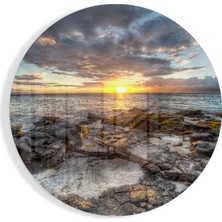 Insigne Güneşin Doğuşu Cam Tablo - 60X60 cm