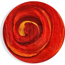 Insigne Kırmızını Döngüsü Cam Tablo - 60X60 cm