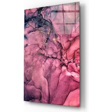 Insigne Soyut Derinlik Cam Tablo - 72X46 cm