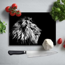 Insigne Aslan Uv Baskılı Cam Kesme Tablası 35X25 cm
