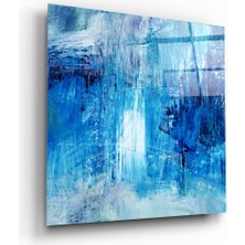 Insigne Soyut Cam Tablo - 40X40 cm