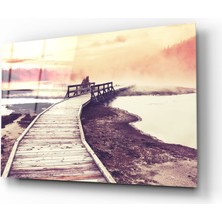 Insigne Sisler Içinde Rıhtım Cam Tablo - 72X46 cm