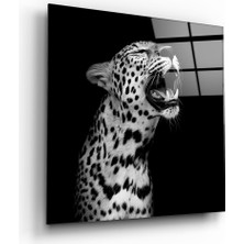 Insigne Leopar Cam Tablo - 40X40 cm