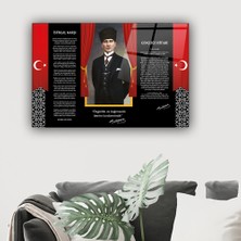 Decorita Cam Tablo | Atatürk Serisi | 5 | 40cm x 60cm