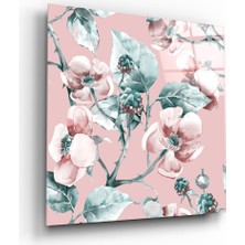 Insigne Çiçek Cam Tablo - 40X40 cm