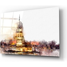 Insigne Kız Kulesi Cam Tablo - 72X46 cm
