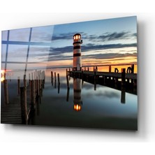 Insigne Deniz Feneri Cam Tablo - 72X46 cm