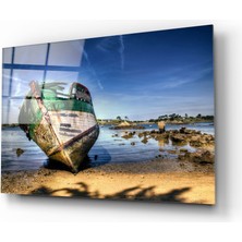 Insigne Gemi Enkazı Cam Tablo - 72X46 cm