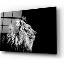Insigne Aslan Cam Tablo - 72X46 cm