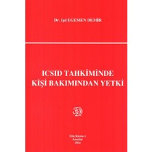 Icsıd Tahkiminde Kişi Bakımından Yetki
