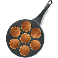 Thermoad 28 cm Granit Pankek Waffle Tavas