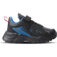 Slazenger KANEVA I Erkek Çocuk Sneaker Koşu & Yürüyüş Ayakkabısı Siyah / Siyah