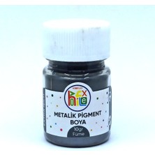 Hobiflex Epoksi Reçine Metalik Sedefli Pigment Toz Boya Füme 10 gr