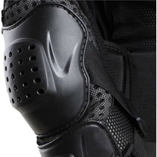 Ebakbak Body Armor Fileli Yazlık Full Koruma Omuz Sırt Dirsek Göğüs Karın Koruma Siyah Cross Motorcu Montu