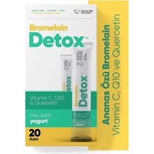 Bromelain Detox Yeşilçay İçeren Bitkisel Detox Çayı 8 gr 20'li