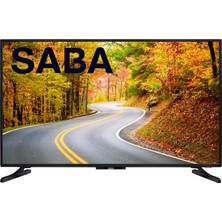 Saba SB32100 32" 82 Ekran Uydu Alıcılı HD LED TV