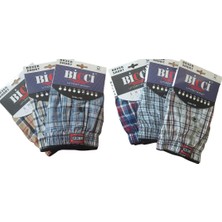 Bicci 6 Adet Bicci Battal Poplin Boxer Külot Erkek