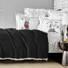 Karaca Home Beyoğlu Gri Çift Kişilik Nish Set