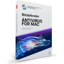Bitdefender Antivirus For Mac 3 Kullanıcı - 1 Yıl