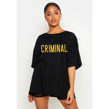 Nrage Criminal Oversize Tişört